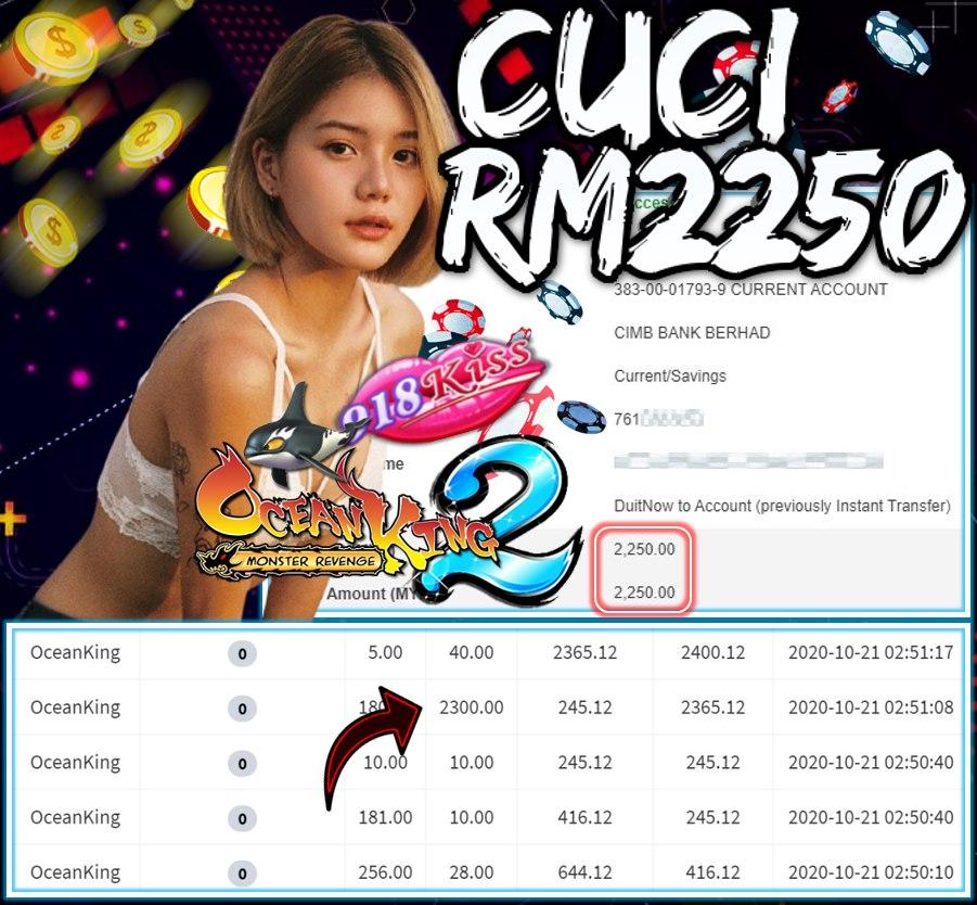 MEMBER MAIN 918KISS CUCI RM2250