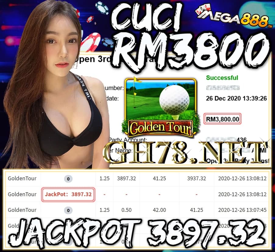 MEMBER MAIN MEGA888 CUCI RM3800 !!!